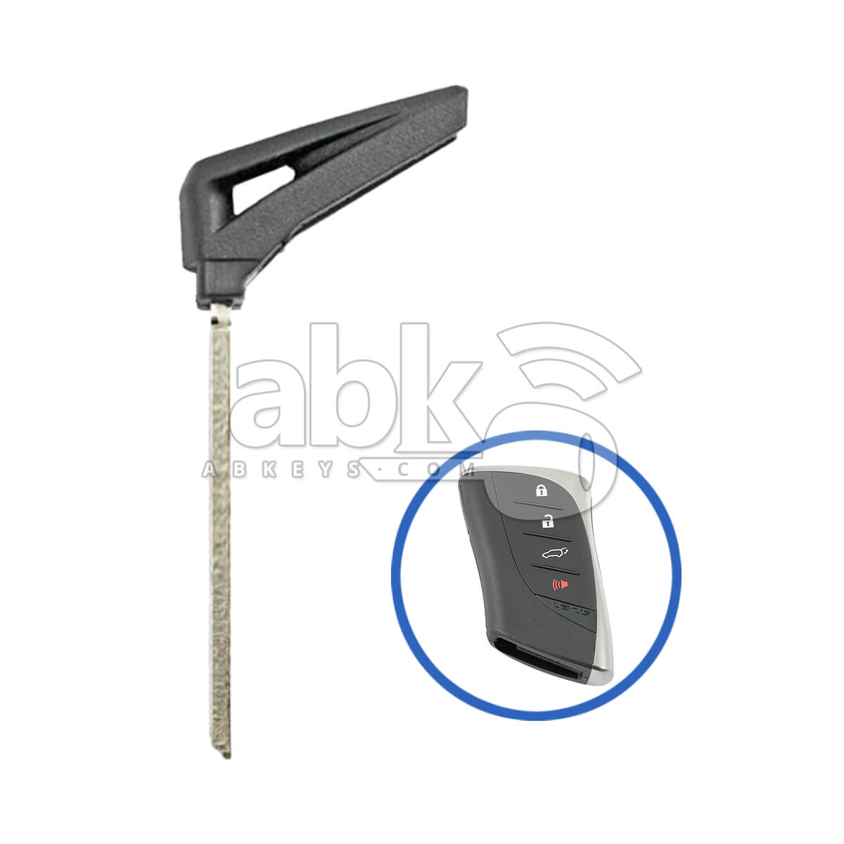 Lexus 2018+ Smart Key Blade 69515 33150 TOY48   ABK 1654   ABKEYS