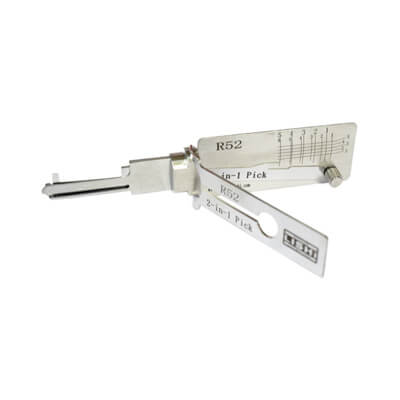 Genuine Lishi Apertura y Decodificador Clásico 2 en 1 para Cerraduras Domésticas R52 Herramienta Lishi CLASSIC-LISHI2-1R52
