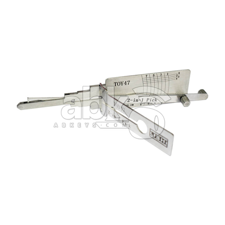 Genuine Lishi Classic 2-in-1 Pick / Decoder For TOY47 Lishi Tool CLASSIC-LISHI2-1TOY47 - ABK-1666 -
