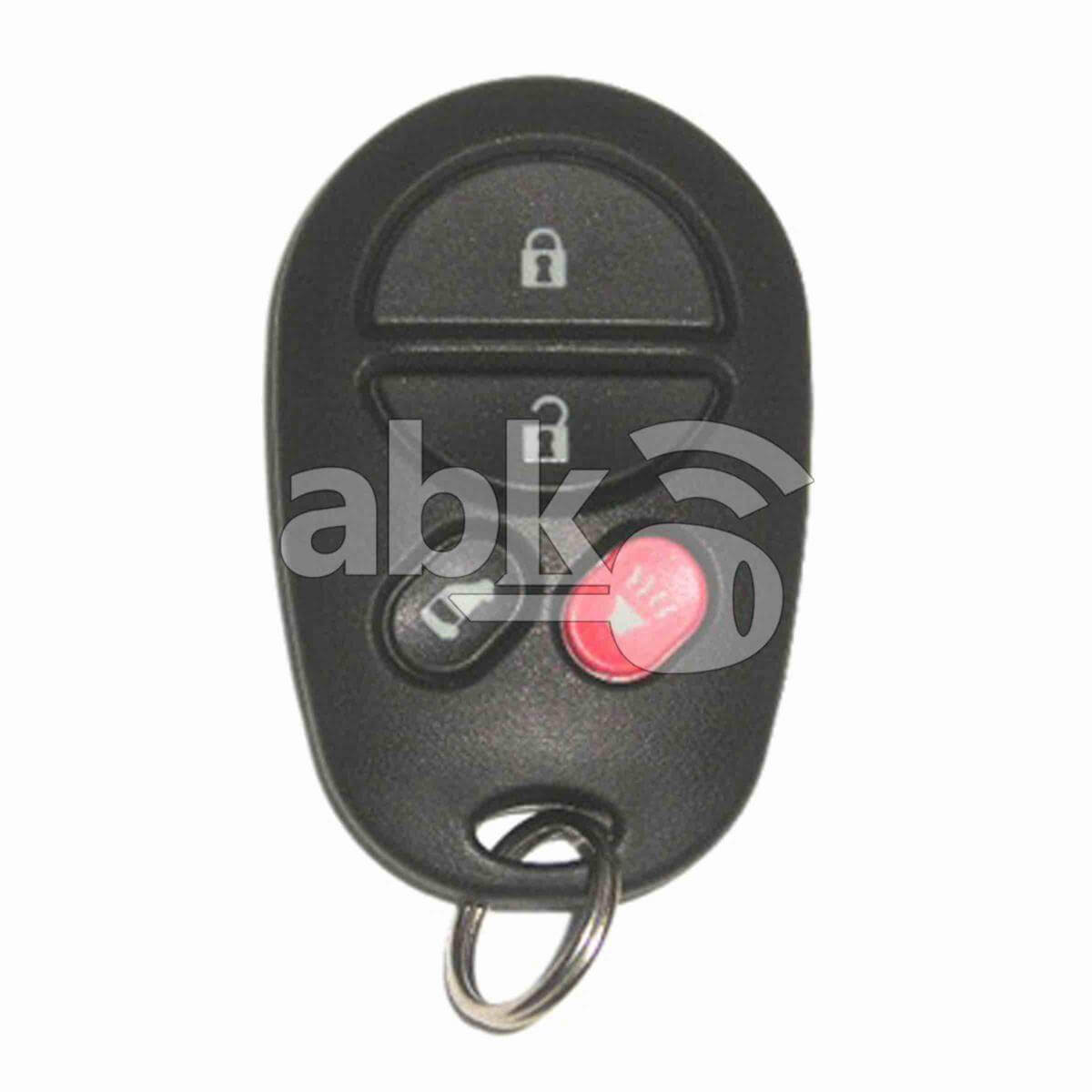 Genuine Toyota Sienna 2004+ Remote Control 4Buttons 89742 AE020 315MHz GQ43VT20T   ABK 168  