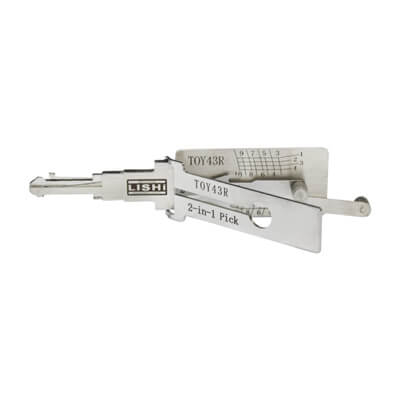 Genuine Lishi Classic Apertura / Decodificador 2-en-1 Para TOY43R Herramienta Lishi CLASSIC-LISHI2-1TOY43R
