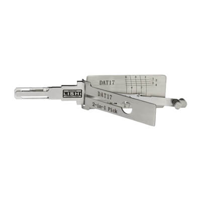 Genuine Lishi Classic Apertura y Decodificador 2-en-1 Para DAT17 CLASSIC-LISHI2-1DAT17