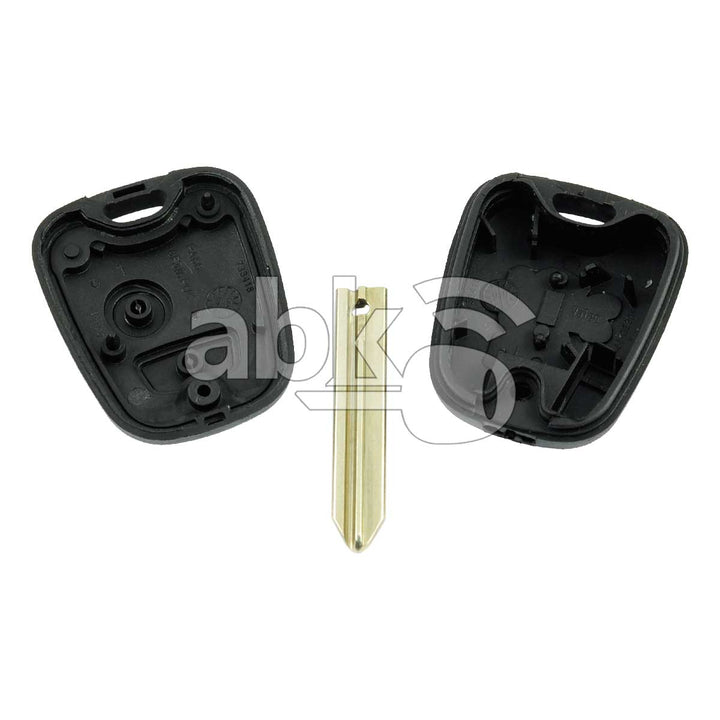 Peugeot 1997+ Key Head Remote Cover 2Buttons SX9 - ABK-1694 - ABKEYS.COM