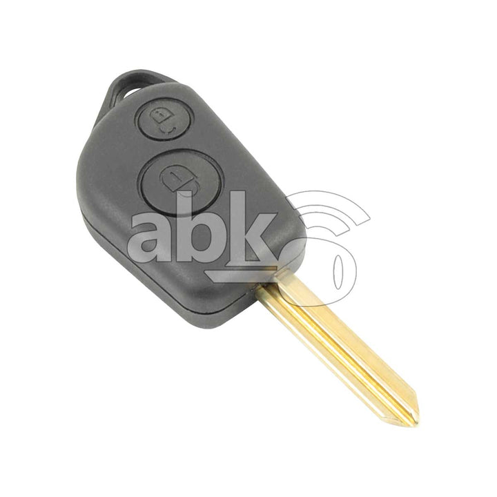 Citroen 1996+ Key Head Remote Cover 2Buttons SX9 - ABK-1702 - ABKEYS.COM