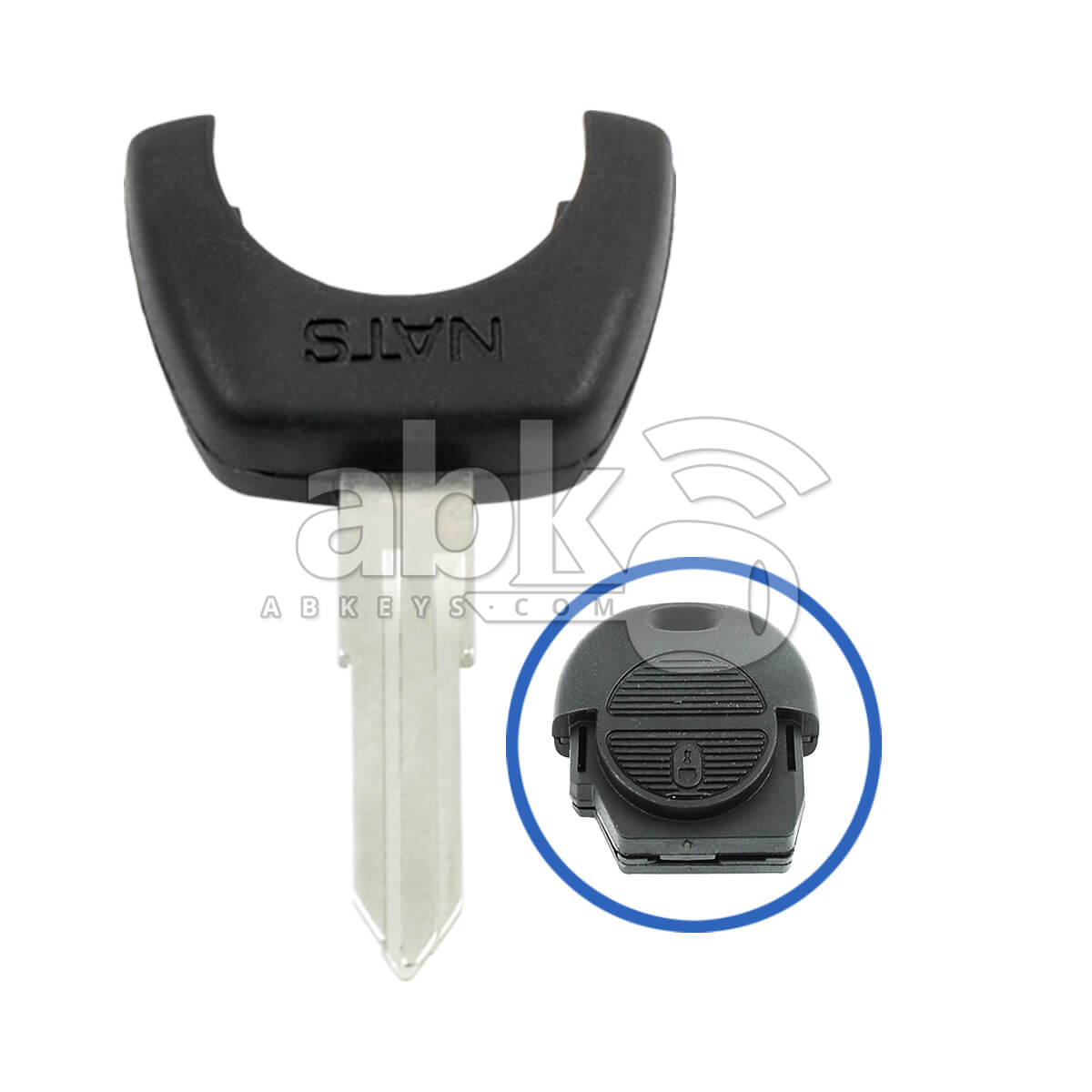 Nissan 1998+ Key Head Remote Key Blade NSN11 - ABK-1714 - ABKEYS.COM