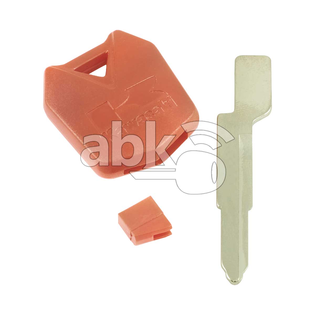Kawasaki Motorcycle Chip Less Key KW17 Red ABK-1746 |ABKEYS