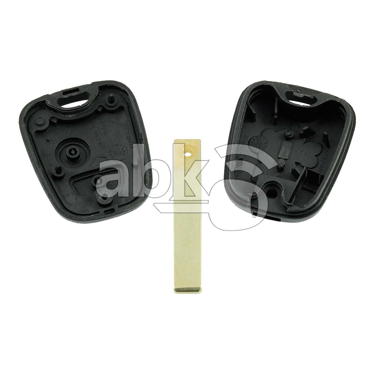 Peugeot 2004+ Key Head Remote Cover 2Buttons HU83 - ABK-1749 - ABKEYS.COM