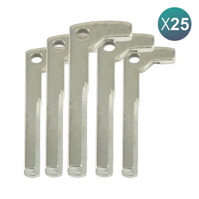 Mercedes Benz BGA 2009-2019 Smart Key Blade, HU64 25Pcs Bundle