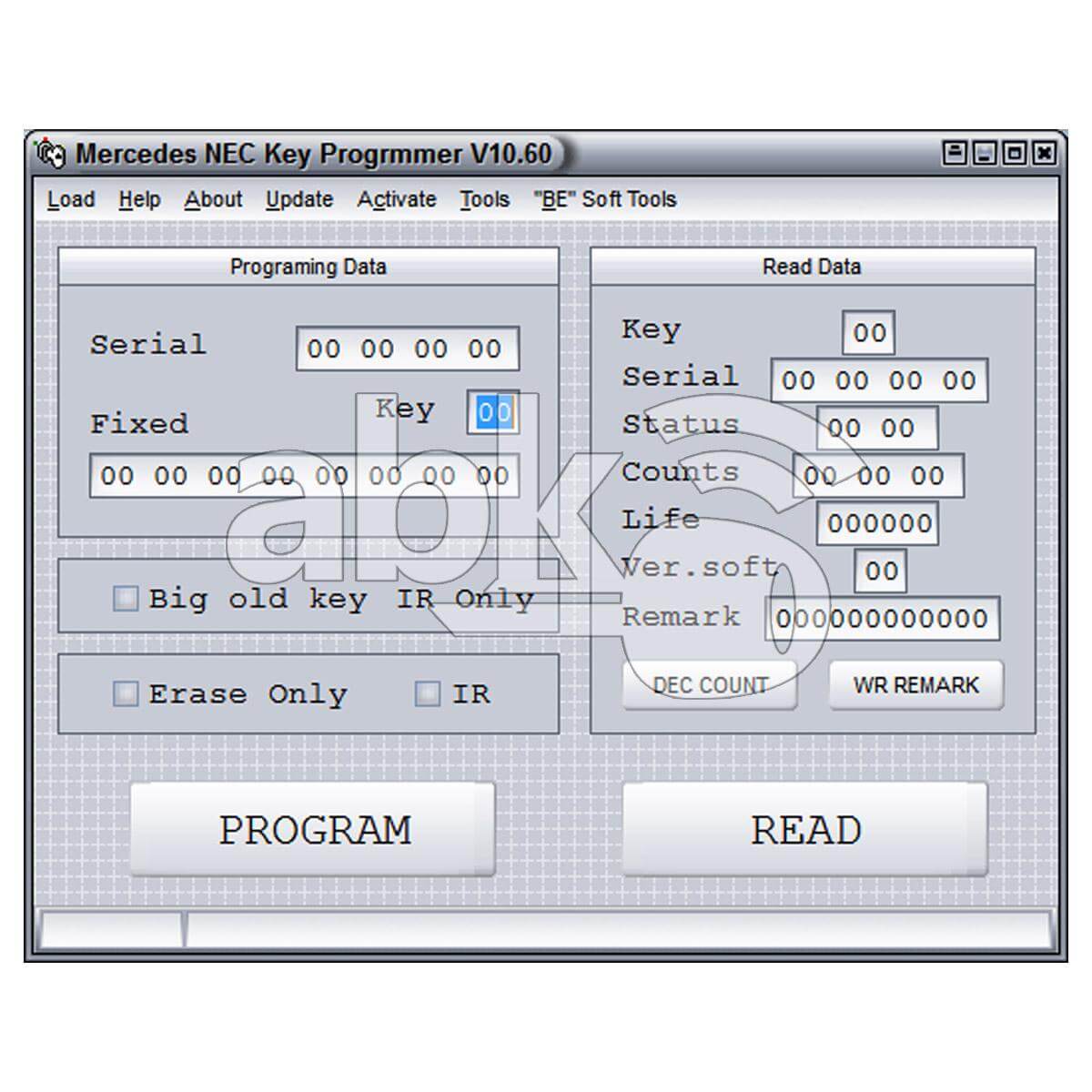 Mercedes Benz NEC Smart Key Programmer V