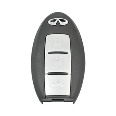 Infiniti 2007-2017 Coque de Clé Intelligente, 3Boutons Type Batterie Droite