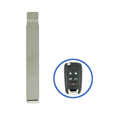 Chevrolet Gmc Opel 2010+ Flip Remote Key Blade 5915037 HU100 - ABK-1874 - ABKEYS.COM