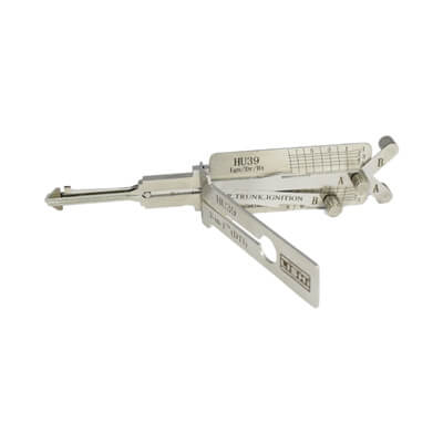 Genuine Lishi Classic Apertura y Decodificador 3-en-1 Para HU39 Herramienta Lishi CLASSIC-LISHI3-1HU39