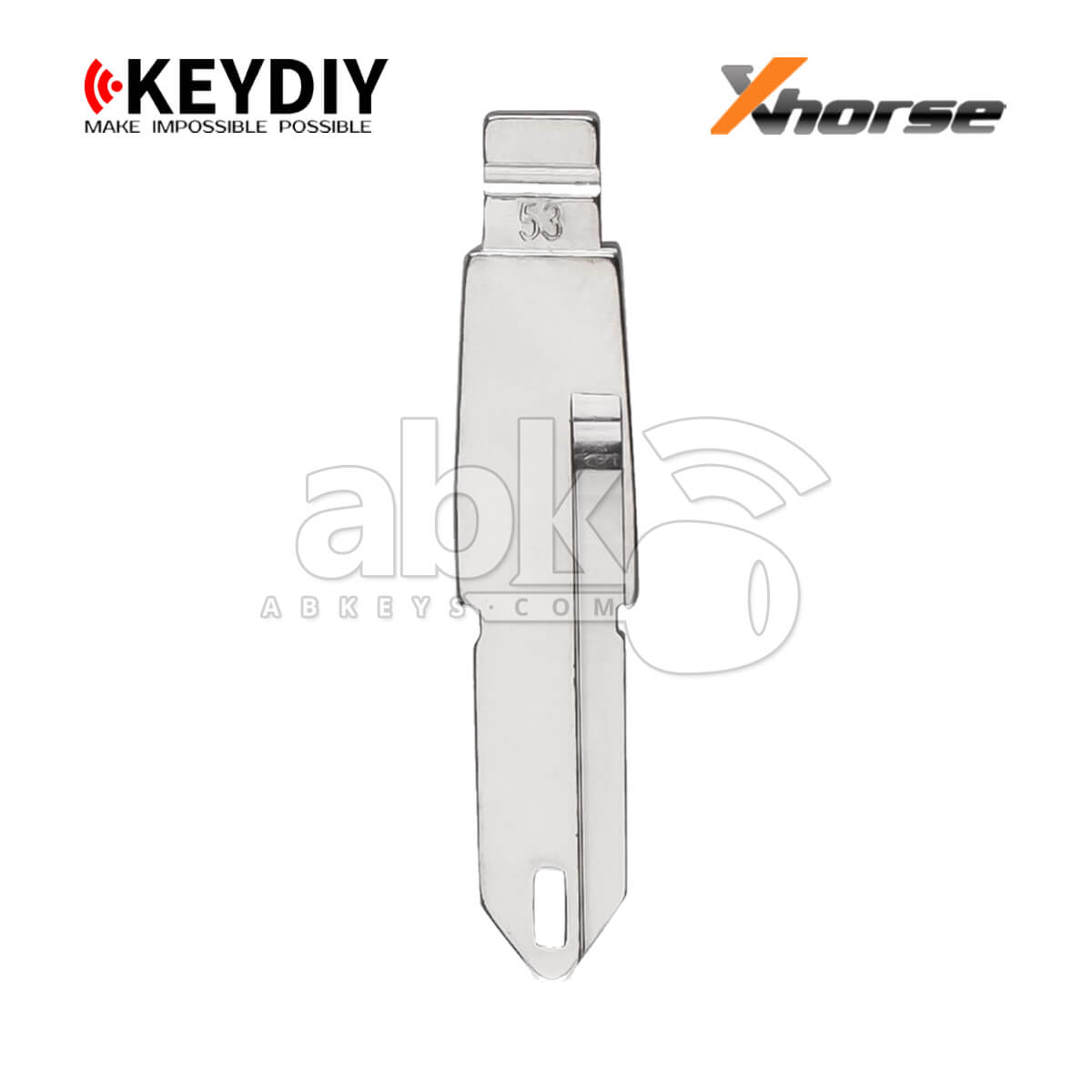 KeyDiy Xhorse Remote Key Blade For Peugeot Citroen NE72 - ABK-18 - ABKEYS.COM