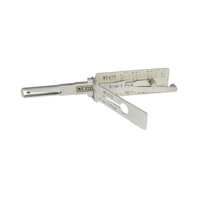 Genuine Lishi Классическая Отмычка / Декодер 2-в-1 Для WT47 Инструмент Lishi CLASSIC-LISHI2-1SAAB/WT47