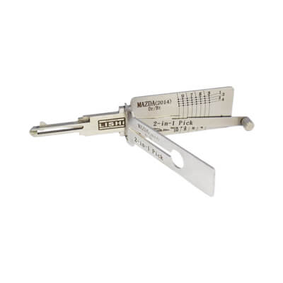Genuine Lishi Отмычка и Декодер Классический 2 в 1 для Mazda Инструмент Lishi (2014) CLASSIC-LISHI2-1MAZDA2014