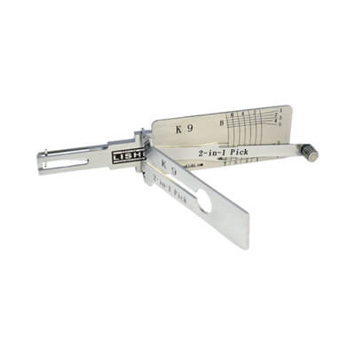Genuine Lishi Отмычка и Декодер Классические 2-в-1 Для K9 Инструмент Lishi CLASSIC-LISHI2-1K9