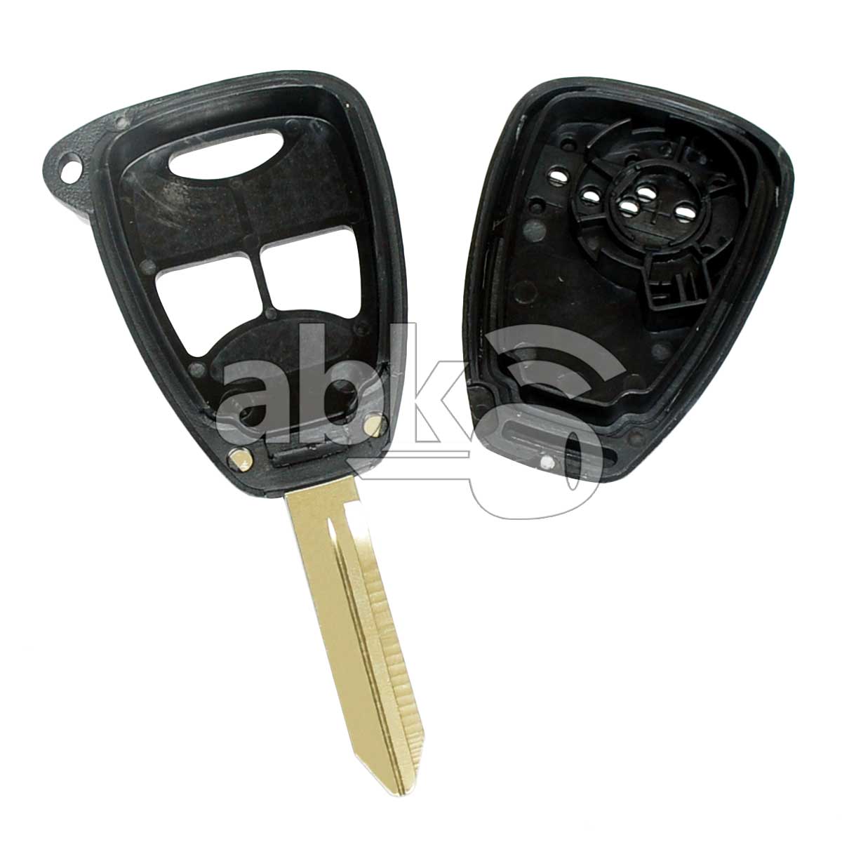 Jeep Chrysler Dodge 2005+ Key Head Remote Cover 3Buttons CY22 - ABK-1956 - ABKEYS.COM