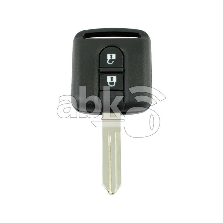 Genuine Nissan Qashqai Micra Navara 2003+ Key Head Remote 2Buttons 28268-AX61A 433MHz 5WK4-876 NSN14