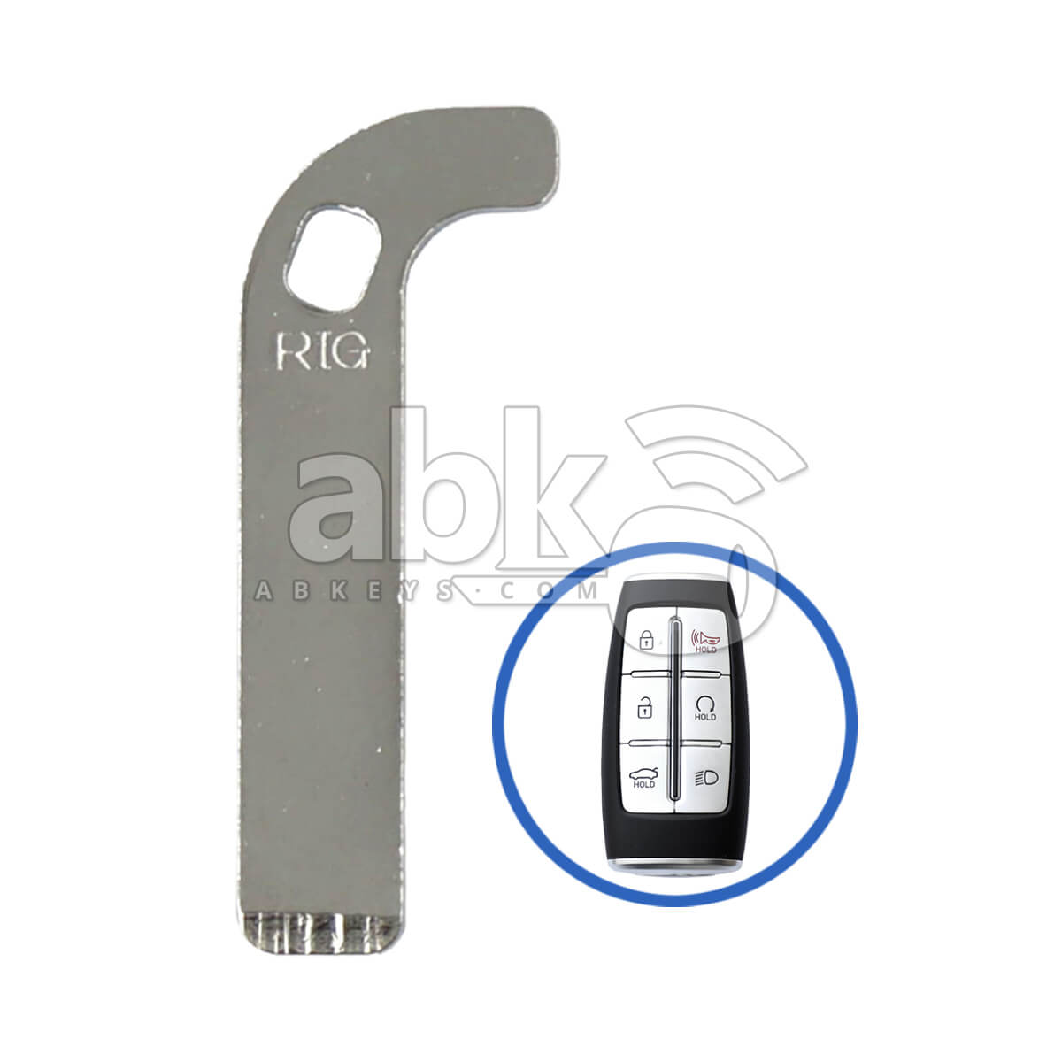 Genuine Hyundai Genesis 2019+ Smart Key Blade 81996 T6000 KIA9TE   ABK 1966   ABKEYS