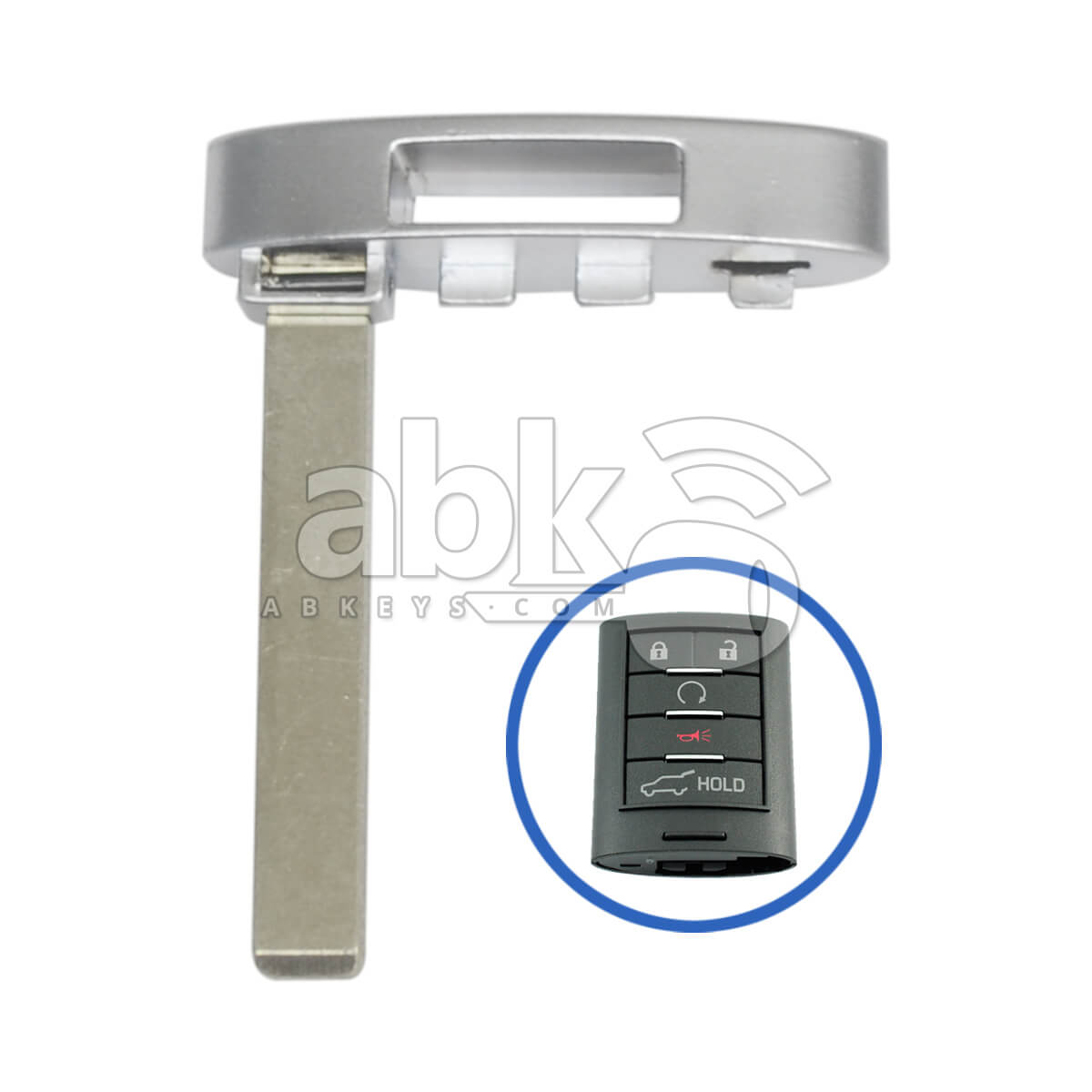 Chevrolet Cadillac 2010+ Smart Key Blade 20765513 HU100 - ABK-2103 - ABKEYS.COM
