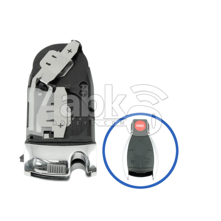 Genuine Mercedes Benz Chrome 2003+ Smart Key Battery Tray - ABK-2119 - ABKEYS.COM