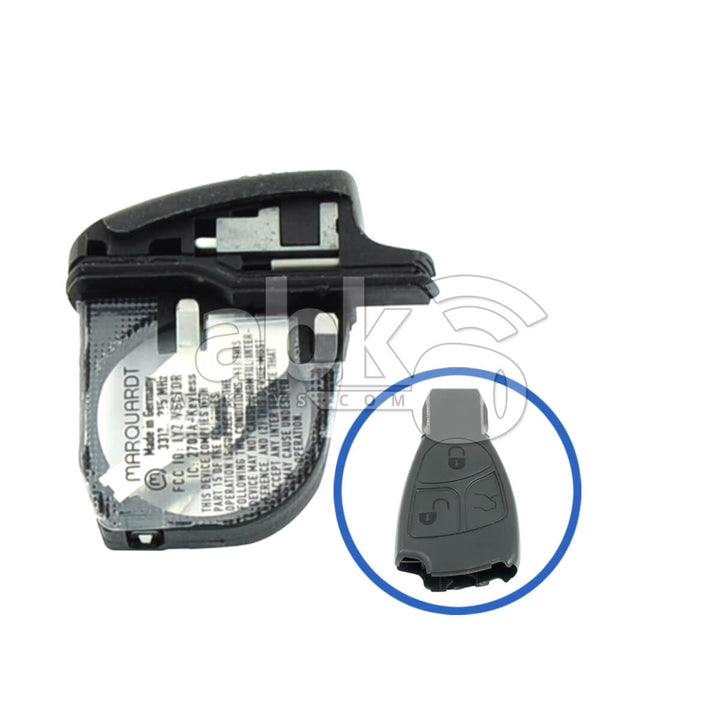Genuine Mercedes Benz Small Nec Keyless Go 2001+ Smart Key Battery Tray - ABK-2137 - ABKEYS.COM