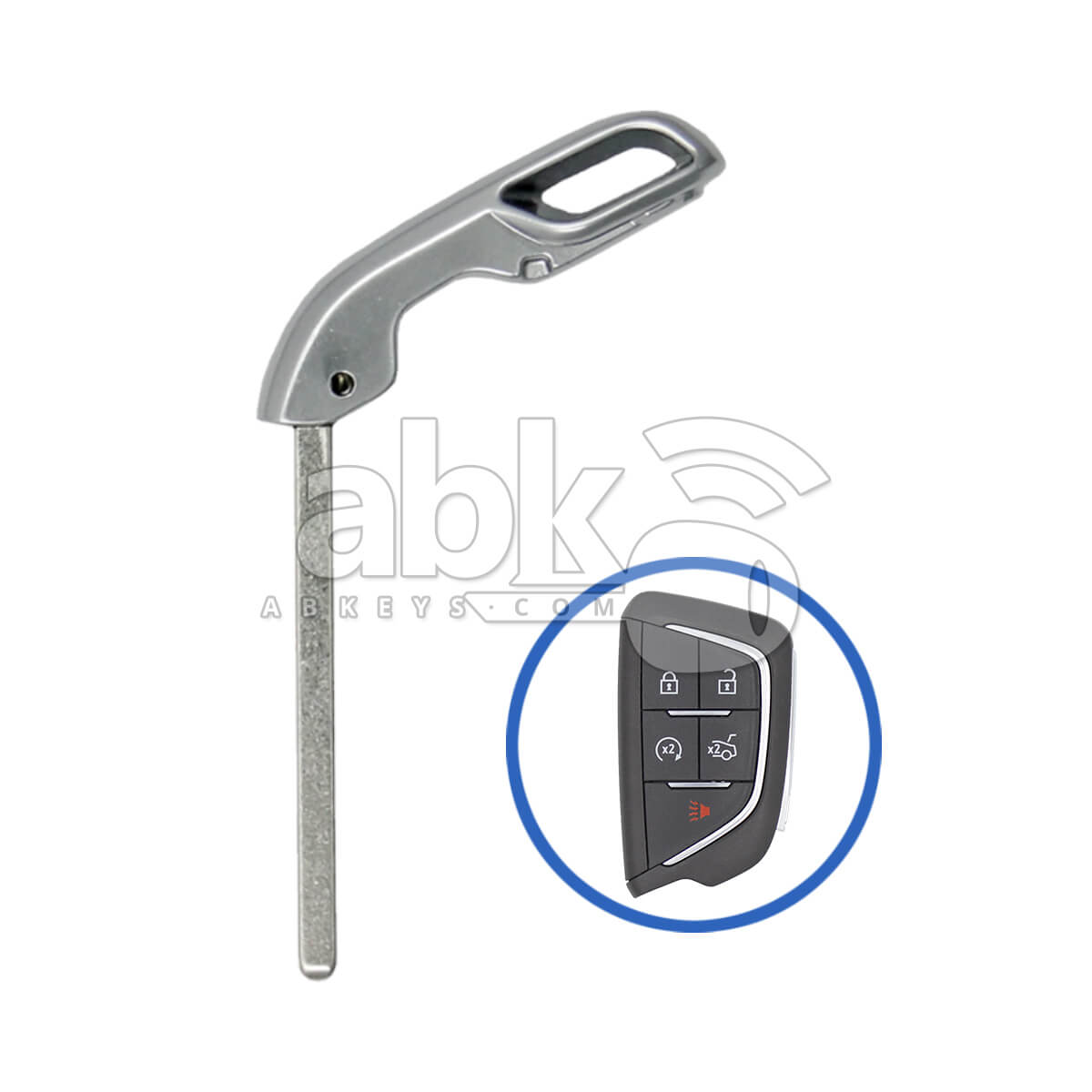 Chevrolet Cadillac 2020+ Smart Key Blade 13536119 HU100   ABK 2138   ABKEYS
