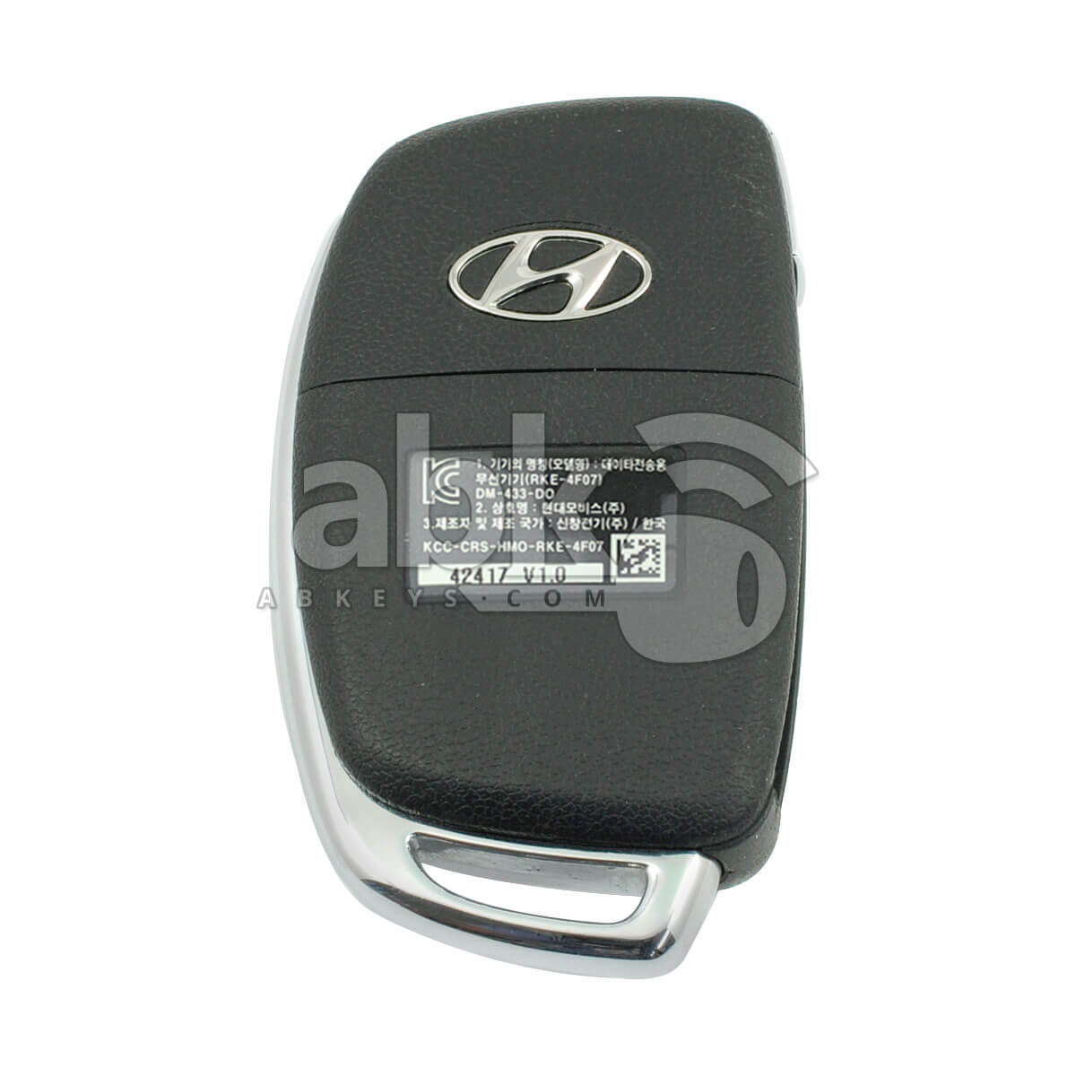 Genuine Hyundai Santa Fe 2013+ Flip Remote 4Buttons 95430-2W100 433MHz RKE-4F07 - ABK-2190 -