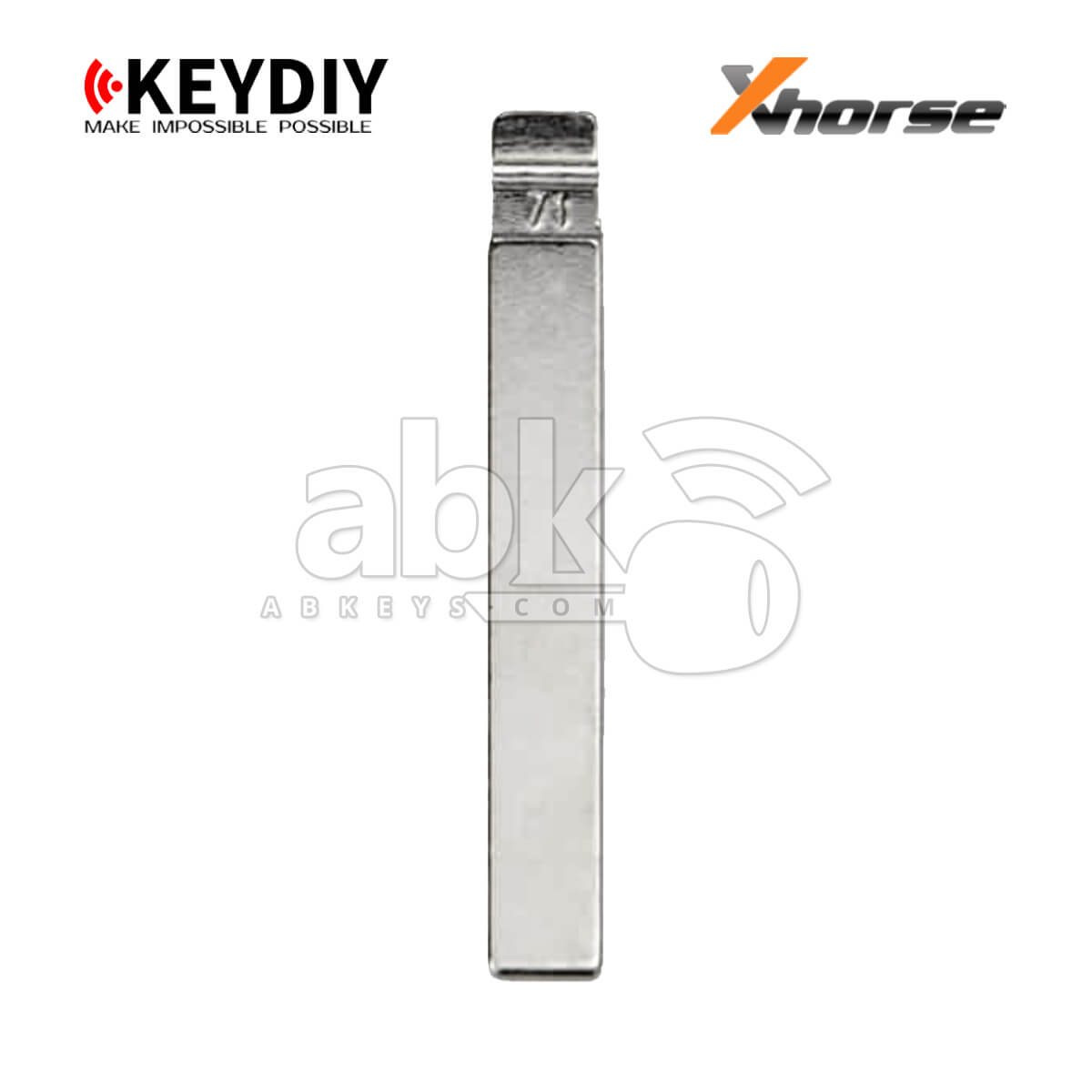 KeyDiy Xhorse Remote Key Blade For Chevrolet Opel HU100   ABK 21   ABKEYS