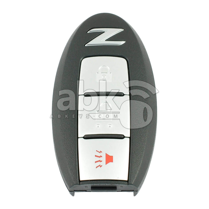 Genuine Nissan 370Z 2009+ Smart Key 3Buttons 285E3-1ET8A 433MHz 5WK50196 - ABK-2220 - ABKEYS.COM