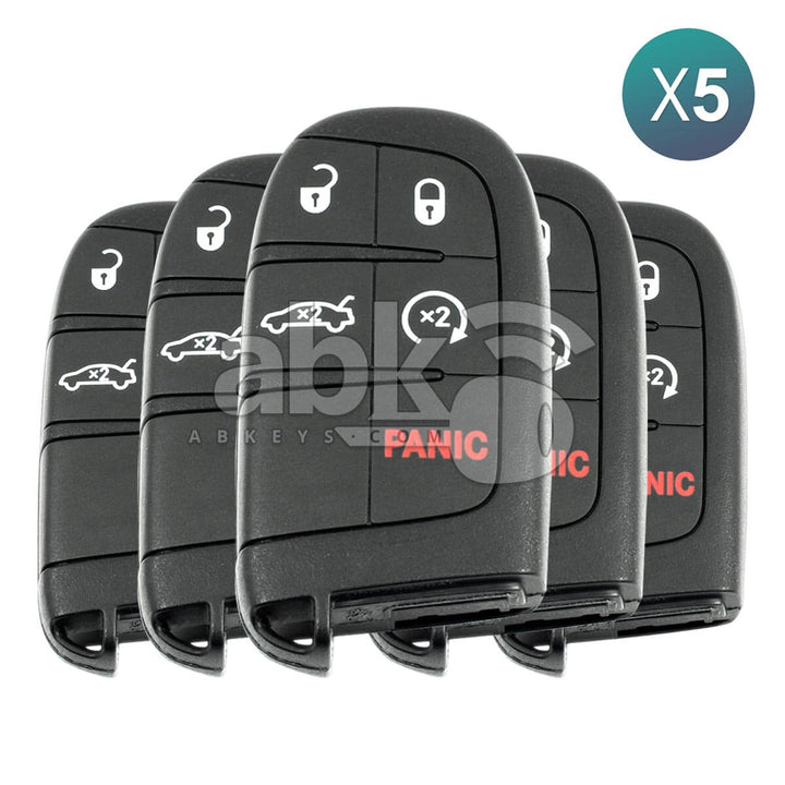 Chrysler 300 Dodge Charger 2011+ Smart Key 5Pcs Offer 5Buttons M3N-40821302 433MHz - ABK-2260-OFF5 -