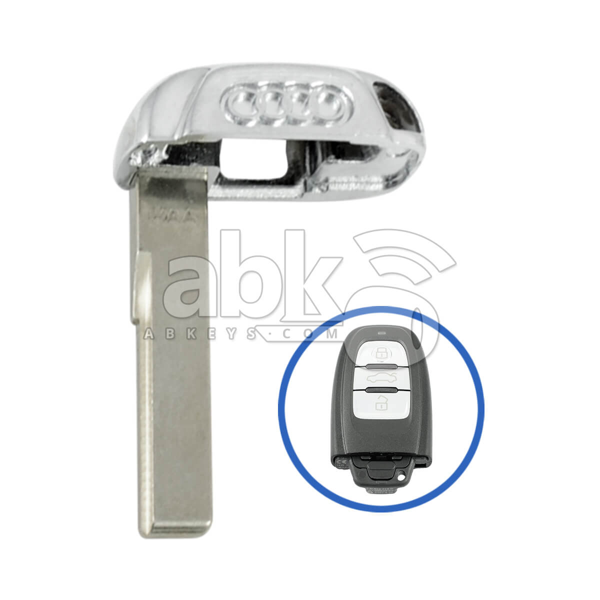 Audi A4 A5 A6 A7 A8 Q3 Q5 2008+ Smart Key Blade HU66   ABK 2276   ABKEYS