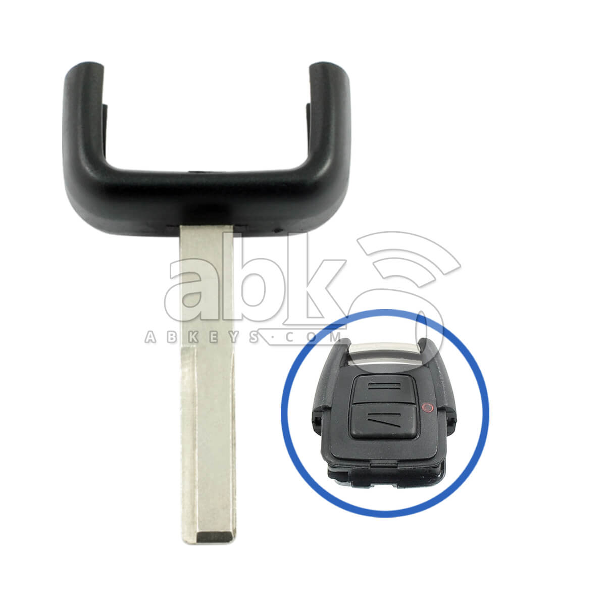 Opel 1998+ Key Head Remote Key Blade HU43   ABK 227   ABKEYS
