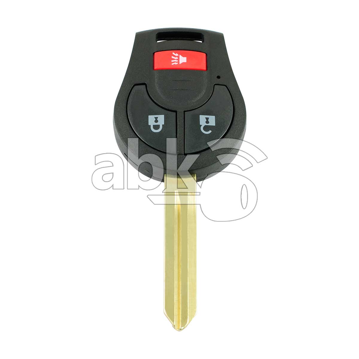 Nissan 2006+ Key Head Remote Cover 3Buttons NSN14 - ABK-2281 - ABKEYS.COM