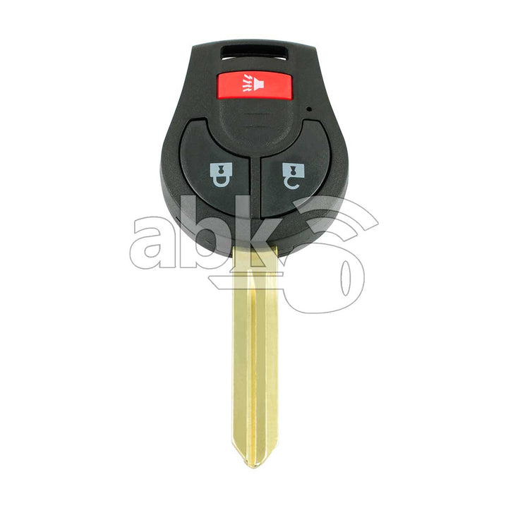 Nissan 2006+ Key Head Remote Cover 3Buttons NSN14 - ABK-2281 - ABKEYS.COM
