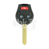 Nissan 2006+ Key Head Remote Cover 3Buttons NSN14 - ABK-2281 - ABKEYS.COM