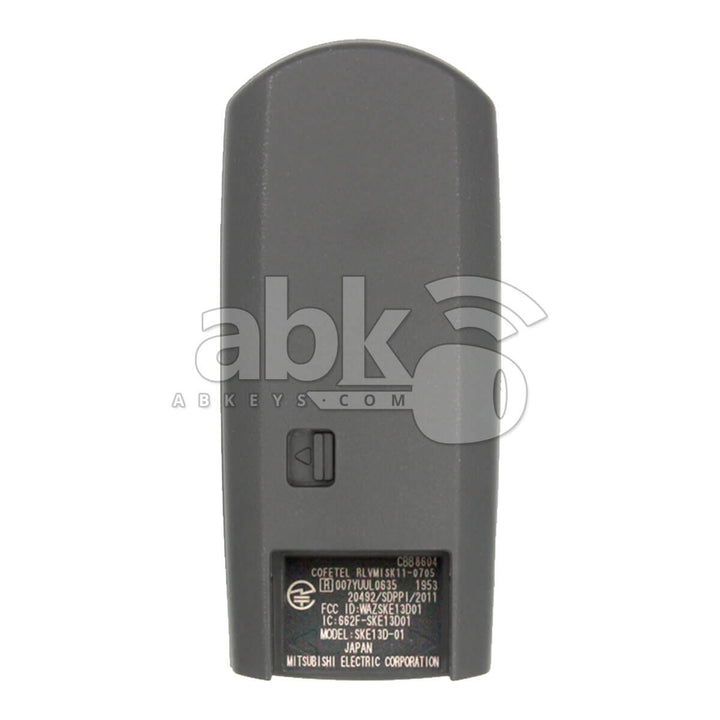 Genuine Toyota Yaris 2017+ Smart Key 4Buttons 89904-WB001 315MHz WAZSKE13D01 - ABK-2320 - ABKEYS.COM