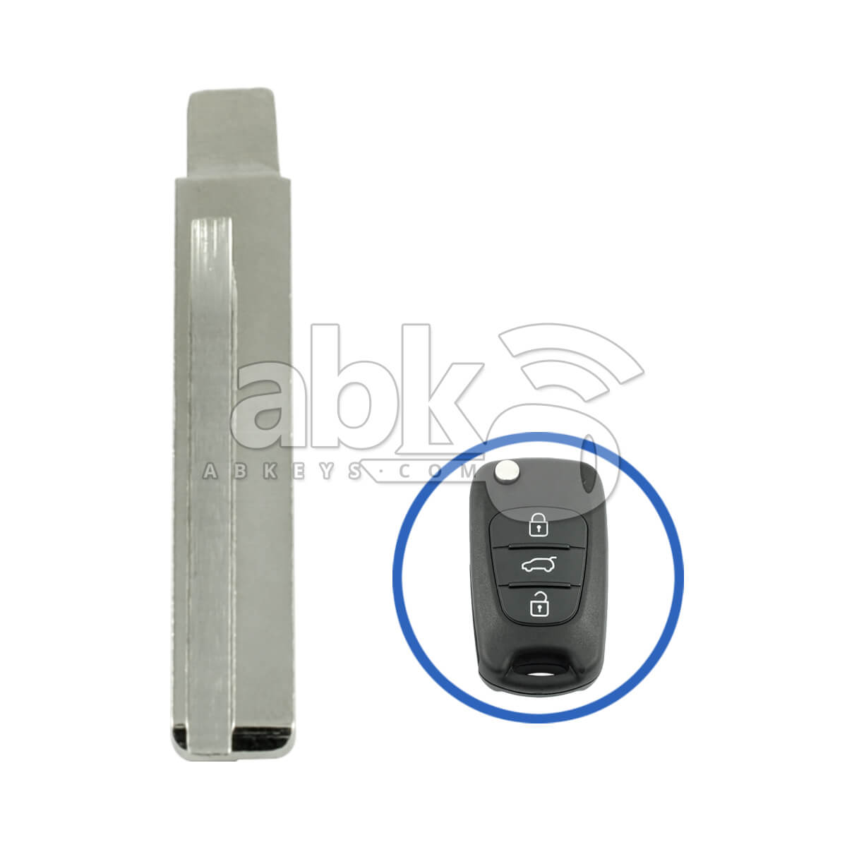 Genuine Hyundai Accent Elantra I30 Kia Rio Picanto 2010+ Flip Remote Key Blade 81996 1R100