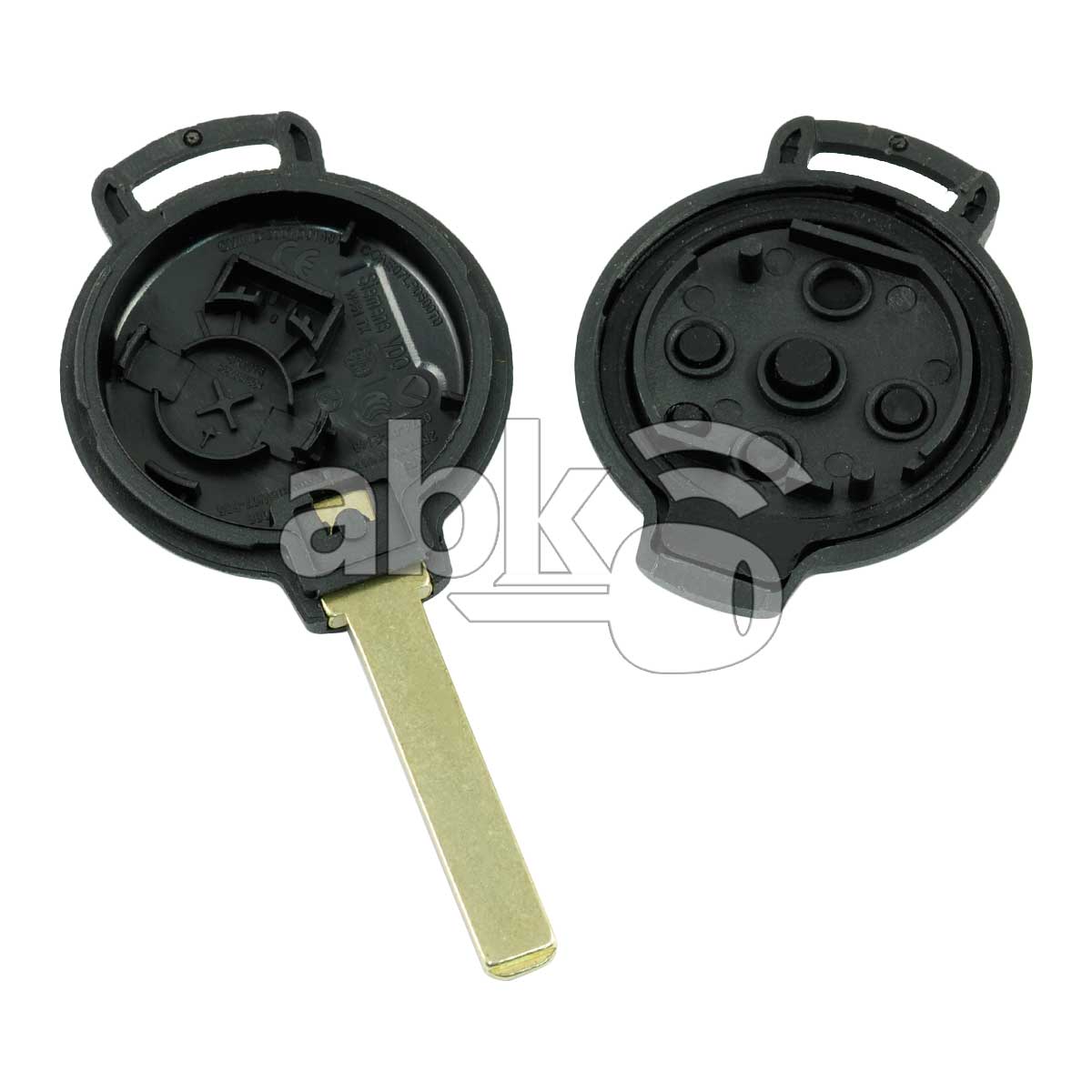 Smart 2007+ Key Head Remote Cover 3Buttons VA2 - ABK-2386 - ABKEYS.COM