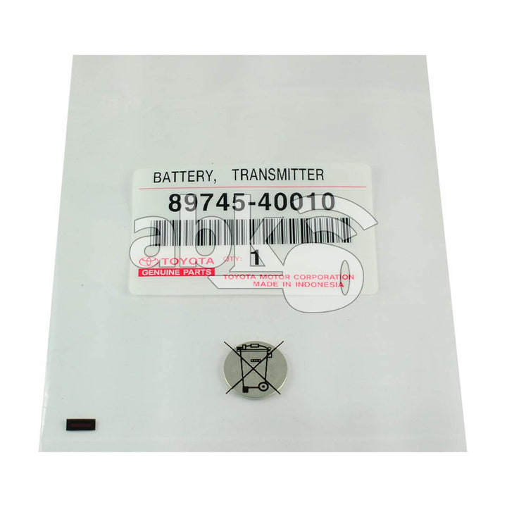Genuine Toyota Lexus 1996+ Remote Battery CR1616 89745-40010 - ABK-2389 - ABKEYS.COM