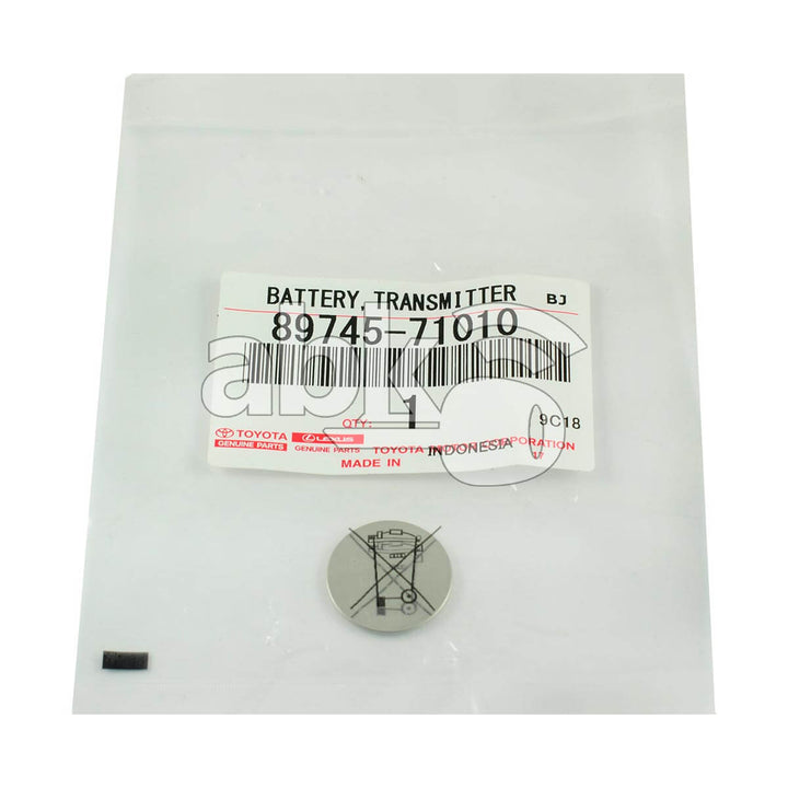 Genuine Toyota 2003+ Remote Battery CR2016 89745-71010 89745-48030 - ABK-2392 - ABKEYS.COM