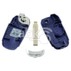 Fiat 2002+ Flip Remote Cover 1Button SIP22 Blue - ABK-2414 - ABKEYS.COM