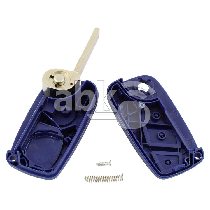 Fiat 2002+ Flip Remote Cover 3Buttons SIP22 Blue - ABK-2415 - ABKEYS.COM