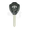 Toyota 2006+ Key Head Remote Cover 2Buttons TOY47 - ABK-2419 - ABKEYS.COM