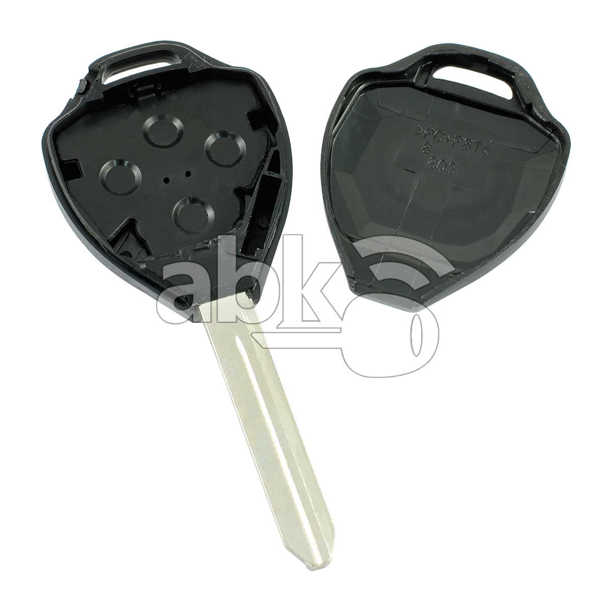 Toyota 2006+ Key Head Remote Cover 2Buttons TOY47 - ABK-2419 - ABKEYS.COM