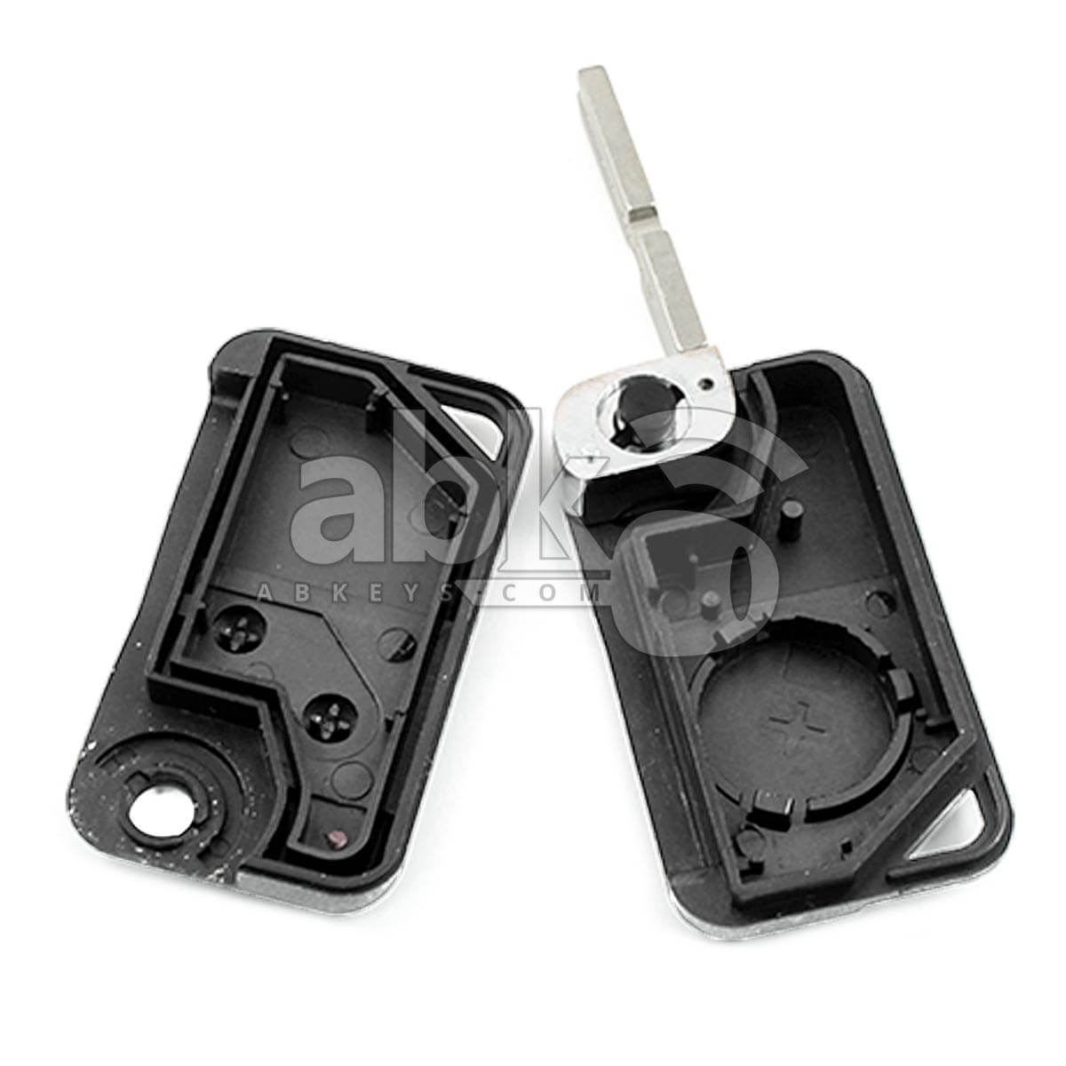 Range Rover 1996+ Flip Remote Cover 2Buttons HU109 - ABK-2421 - ABKEYS.COM