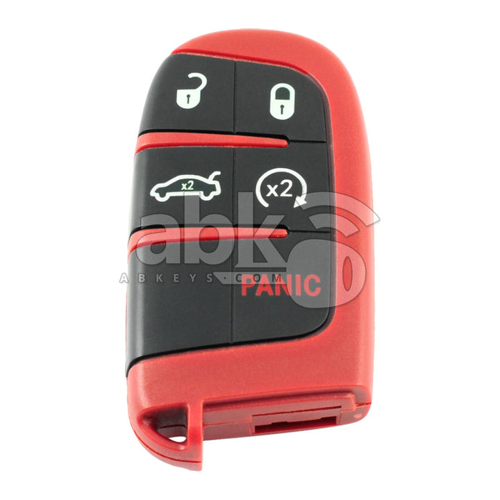 Chrysler 300 Dodge Charger SRT 2011+ Smart Key 5Buttons 433MHz M3N-40821302 Red - ABK-2428-CHR -