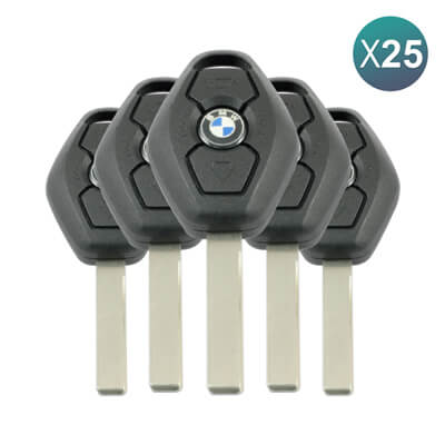 BMW Funda de Mando 3Botones HU92 25 Uds Lote