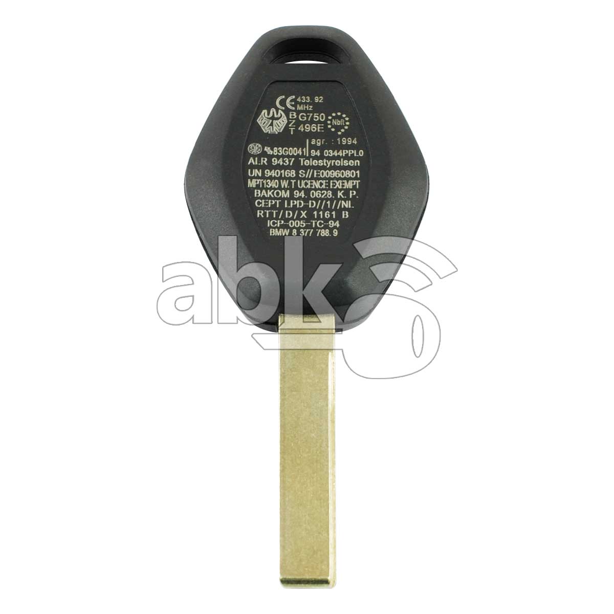 Bmw Key Head Remote Cover 3Buttons HU92 - ABK-2434 - ABKEYS.COM