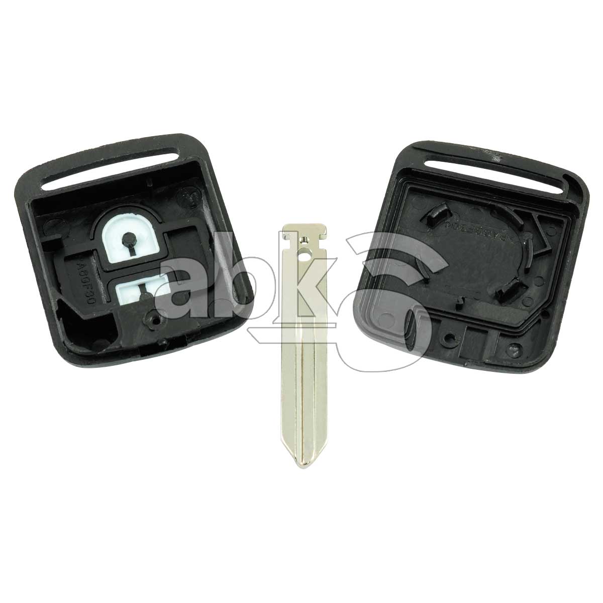 Nissan Qashqai Micra Navara 2003+ Key Head Remote Cover 2Buttons NSN14 - ABK-2437 - ABKEYS.COM
